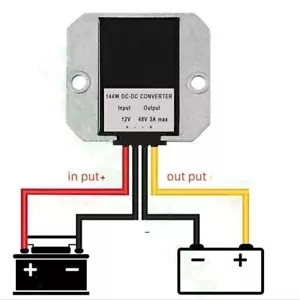 12V Auf 48V DC-DC Step Up Boost Spannungswandler 3A 144W Industrie-Netzteile KG - Bild 1 von 4