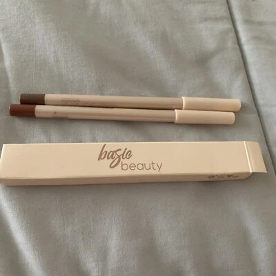 Basic Beauty Lip Liner Duo in Latte + Cocoa MSRP $24 - Image 1 of 2