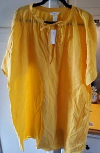 Vestido amarillo ligero para mujer talla H y M XXL NUEVO CON ETIQUETAS - Imagen 1 de 4