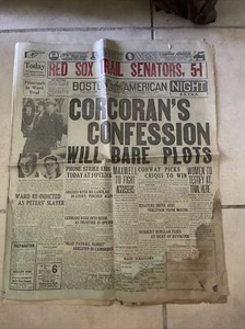 Boston American Newspaper July 26, 1923 Red Sox Score Corcoran Confessions - Picture 1 of 6