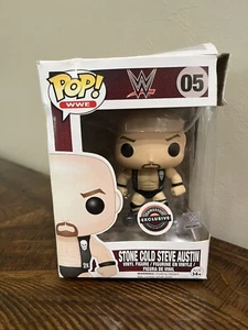 Funko POP! WWE Stone Cold Steve Austin #05 WWF Vinyl Figure Vaulted Retired - Picture 1 of 7