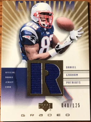 2002 UD Graded Rookie Jerseys GOLD Daniel Graham #DG-500 #’d 040/125 - Image 1 of 2