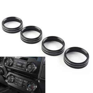 Anello pulsante interruttore climatizzatore guarnizione adatto a Ford F150 XLT 2015-2020 nero - Foto 1 di 10