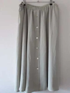 Vintage Stitches Skirt Womens Size 16 Mint Long Elastic Waist Buttoned Front - Picture 1 of 16