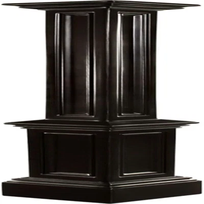 Signature Lamp Post - Black - Dimensions: 9.5In L X 9.5In W X 72In H - Fade Resi - Image 1 of 4