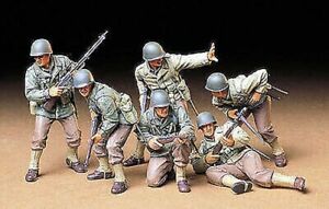 U.S.Army Assault Infantry Set 1:3 5 Figurine Plastique Model Kit Tamiya