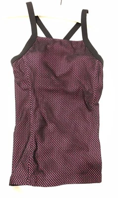 Malla de red sin mangas Lorna Jane ~ negra/rosa intenso ~ XS ~ USADA EN EXCELENTE ESTADO Foto 1 de 4