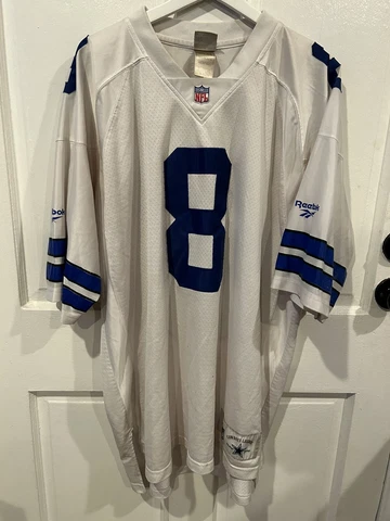 Vintage Y2K Reebok Dallas Cowboys Troy Aikman Cowboys Legends Jersey Men's 2XL Cover