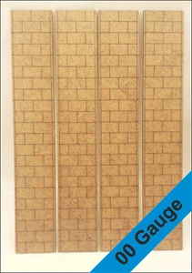 2mm MDF LaserCut Pavement Sections OO/4mm Gauge finescale Layout Model railway - Picture 1 of 7