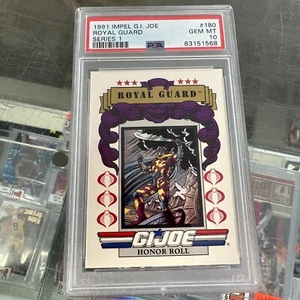 1991 IMPEL G.I. JOE - Royal Guard #180 - Honor Roll - PSA 10 GEM POP 2 COBRA - Picture 1 of 2