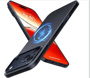 TORRAS iPhone 17 Pro Max Case Magnetic Slim-Fit MagSafe Ultra-Thin 6.9” Black - Picture 1 of 7