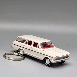 Chevy II Nova 400 1963 vagón personalizado escala 1/64 diecast 🎁 GRAN regalo 🎁 - Imagen 1 de 6
