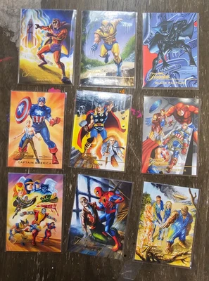 Juego completo Marvel Flair Flairium 2023 #1-60 niveles 1-6 y logros 66 cartas Foto 1 de 4