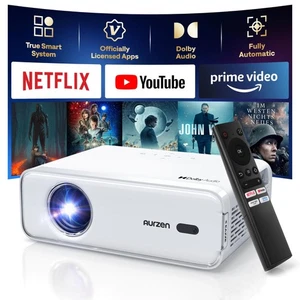 EAZZE D1 Smart Projector with WiFi and Bluetooth, Netflix-Officially-Licensed... - Picture 1 of 7