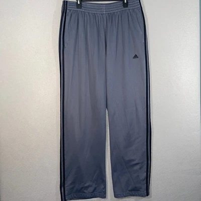 Pantalones de chándal Adidas para hombre 2XL gris negro tres rayas entrenamiento atlético Foto 1 de 4
