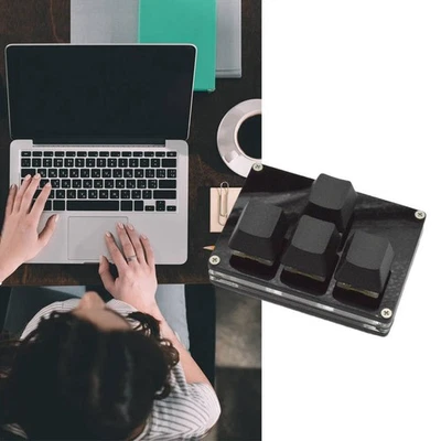 Mini Mechanical Keyboard 4 Keys Macro Keyboards Lot J1 Hot T5 F5 New Lot Y8D1 - Image 1 of 4