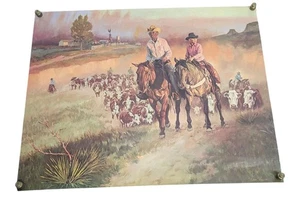 Tom Ryan Póster Impresión Vaquero Western Horse 20x26" TR2 - Imagen 1 de 8