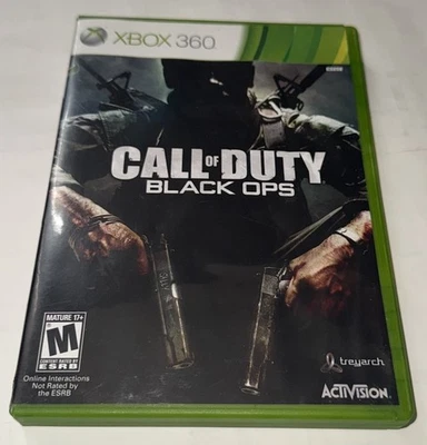 Call of Duty Black Ops Microsoft Xbox 360 Complete Tested - Image 1 of 3