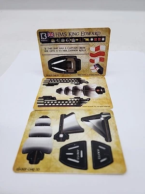 WizKids Pirates of the Spanish Main #047 HMS King Edward (Uncommon) ship new - Image 1 of 4