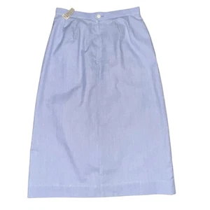 Vtg NWT NOS Jacobsens Blue White Striped Skirt Made In Japan Size 10 26” Waist - Picture 1 of 7