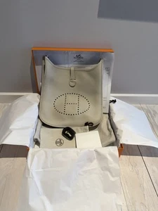 Original Hermès Tasche Évelyne III 29, Beton Weiß wie neu mit OVP - Bild 1 von 17