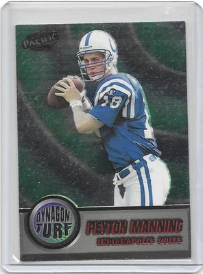 1998 Pacific Peyton Manning RC Dynagon Turf #8 - Image 1 of 2