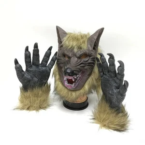 Adult Costume Party Mask Halloween Animal Headwear Costume Wolf Face Masks - Picture 1 of 7