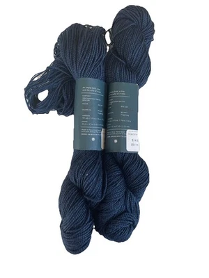 ShiBui STACCATO - Hilo Merino/Seda en Traje Azul Marino, Lote de 2 madejas Foto 1 de 3