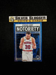 2024-25 Stephen Curry Panini Mosaic Notoriety Blue Disco Circles Prizm /85 #8 GS - Bild 1 von 2