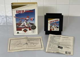 RBI Baseball Nintendo NES HES Piggy Back Cart Variant AUS Complete w Manual