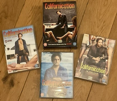 Californication - Season 1-3 Box Set Region 2 DVD-David Duchovny - VGC - Image 1 of 4