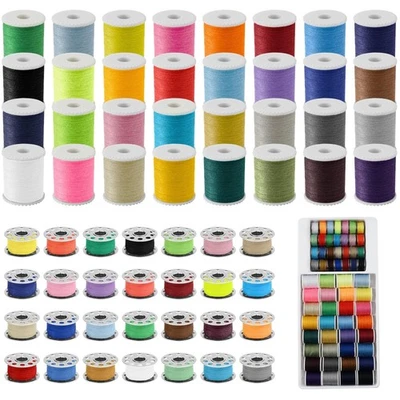 Nähgarn Set, Polyester, 60 Farben, Nähmaschine, Handnähen, Nähset - Bild 1 von 4