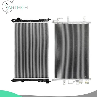For 2010-11 Ford Taurus Car Part Aluminum Radiator and A/C Condenser Cooling Kit Foto 1 de 4