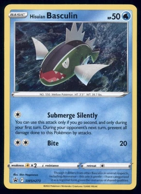 Hisuian Basculin SWSH273 Sword & Shield Promo Cards Holo Near Mint NM - Image 1 of 2