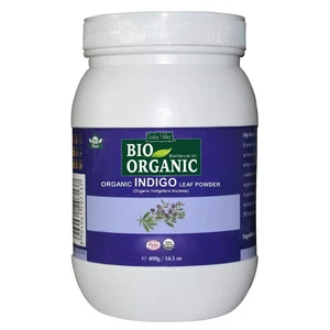Indus Valley Bio Organic Herbal Indigo Powder 400G - Picture 1 of 5