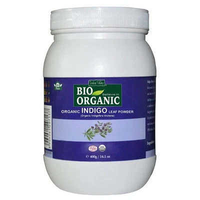 Indus Valley Bio Organic Herbal Indigo Powder 400G - Image 1 of 4