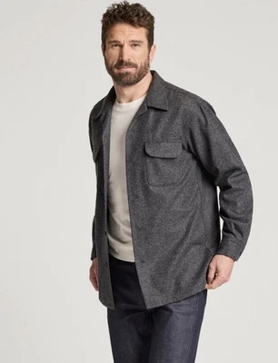 $179 Pendleton Talla L 100% Lana Original Camisa de Tablero Oxford Gris Mezcla Impecable Foto 1 de 4