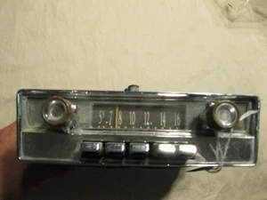1962 Lincoln Continental Radio Wood Color Knobs, Chrome Bezel And Buttons, 2TMC - Bild 1 von 9