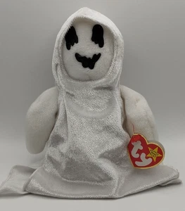 TY Beanie Baby Bettwäsche The Ghost With Tags 1999 Retired Halloween Plüsch - Bild 1 von 10