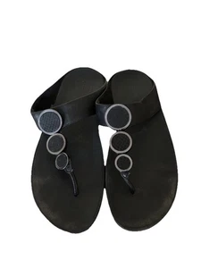 Fitflop Damen-Sandalen 9 Plateau-Riemen Schlangenmuster Medaillon Komfort Freizeit - Bild 1 von 8