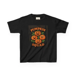Pumpkin Squad Kids Tee - Halloween, Fall Festivities, Trick-or-Treating - Picture 1 of 13