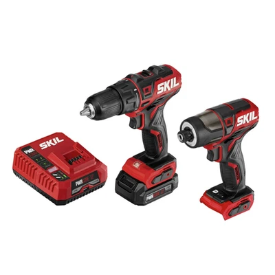 NEW SKIL PWRCORE 12 Brushless 12V Drill Driver & Impact Driver Kit - CB742901 - Image 1 of 4