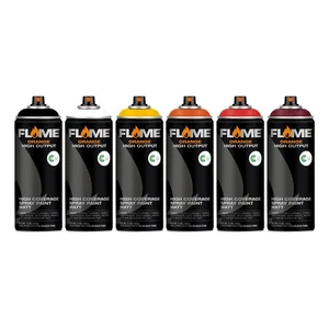 Flame Orange Reds and Orangen Sprühfarbe Pack (6 x 400 ml) - Bild 1 von 7