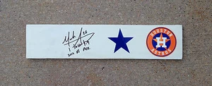 Houston Astros MARK APPEL Signed Autographed Baseball Rubber COA! PROOF! #1 PICK - Picture 1 of 2