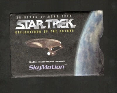 Tarjeta Skybox Star Trek 1995 reflexiones del futuro fase uno Skymotion Foto 1 de 3