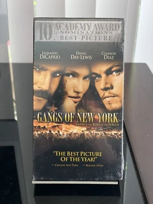 Sealed! Gangs of New York (VHS, 2003) Daniel Day-Lewis Leonardo DiCaprio - Image 1 of 2