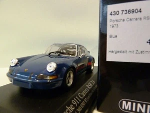 WOW EXTREMELY RARE Porsche 911 RSR 2.8 Holbert 1973 Blue 1:43 Minichamps-Spark - Picture 1 of 3