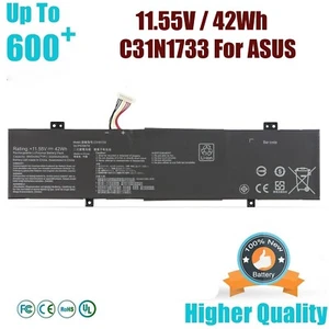 C31N1733 Battery for ASUS VivoBook Flip 14 TP412U TP412UA TP412FA TP412UA-IH31T - Picture 1 of 9