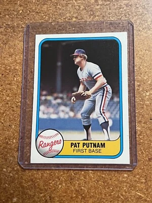 1981 Fleer Baseball # 630 Pat Putnam - Image 1 of 4