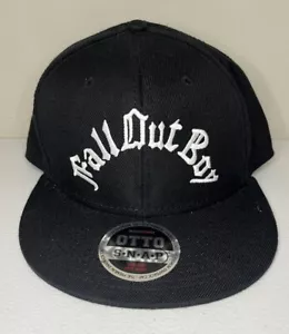 NEW Fall Out Boy Hat Cap Snapback Officially Licensed Black Otto One Size - Picture 1 of 6